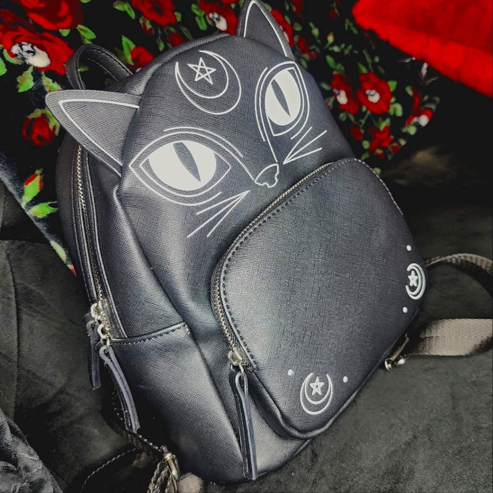 Witch Cat Halloween Backpack - image 3